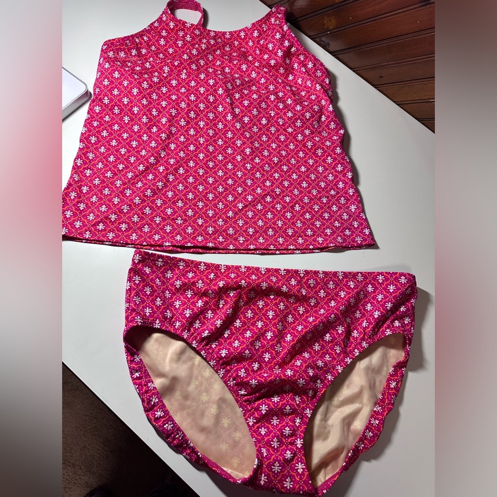 Lands End 2 piece tankini swimsuit size 18 NWT